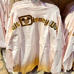 Walt Disney World Pink And Gold Spirit Jersey